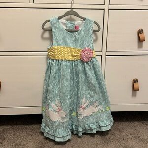 Toddler Seersucker Easter Dress Size 4